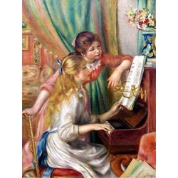 Dziewczęta przy pianinie, Pierre Auguste Renoir