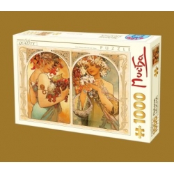 Owoce, Kwiaty, Alfons Mucha