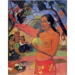 Kobieta trzymająca owoc, Paul Gaugin