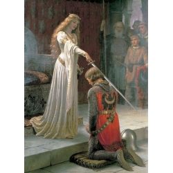 Pasowanie na rycerza, Edmund Blair Leighton