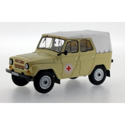 UAZ 469 BG Rosyjskie Serwisy Medyczne 1977 (piaskowy z białym dachem)