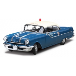 Pontiac Star Chief Hard Top 1955 - Police Car - Nassau County Police Department (Blue / White)