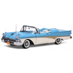 Ford Fairlane Open Convertible 1958 (Azure Blue / White)