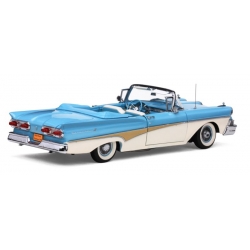 Ford Fairlane Open Convertible 1958 (Azure Blue / White)